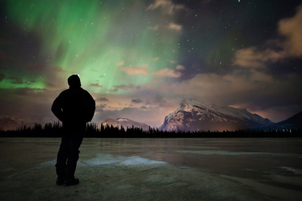 Aurora Borealis in Banff National Park