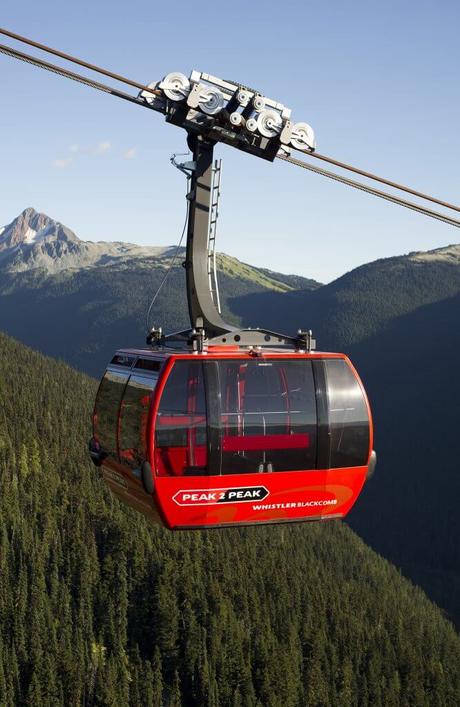 Whistler Mountain Peak To Peak Gondola De Canada Specialist
