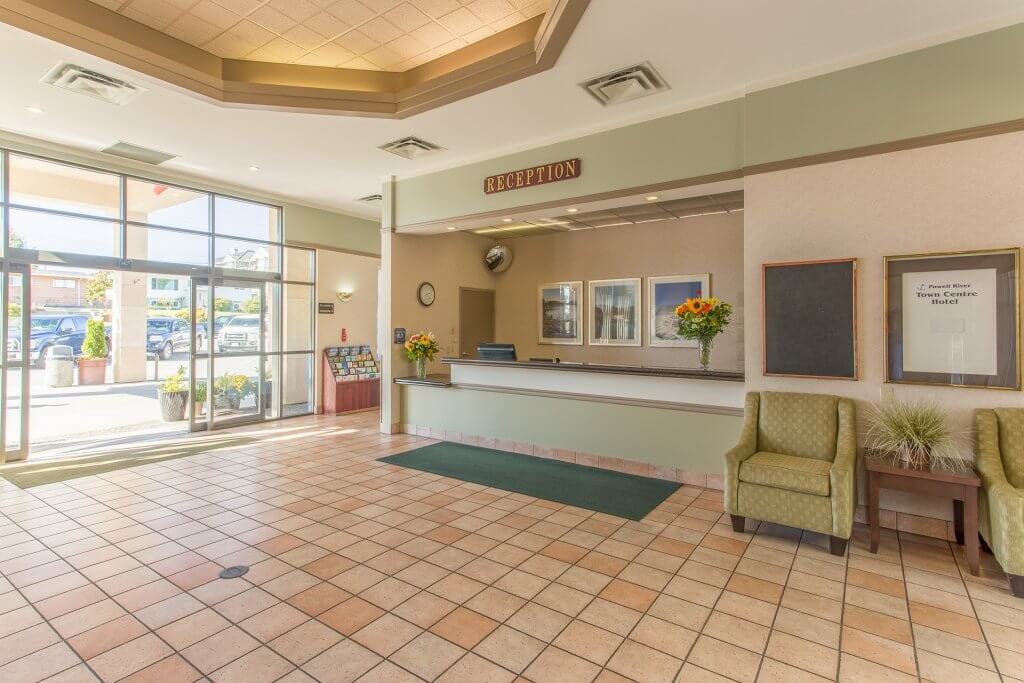 Powell River Town Centre Hotel lobby