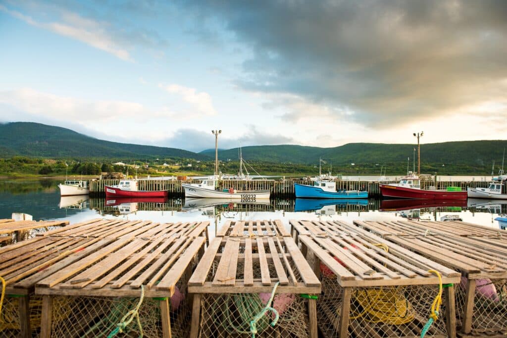 Cheticamp Tourism Nova Scotia Lobster traps