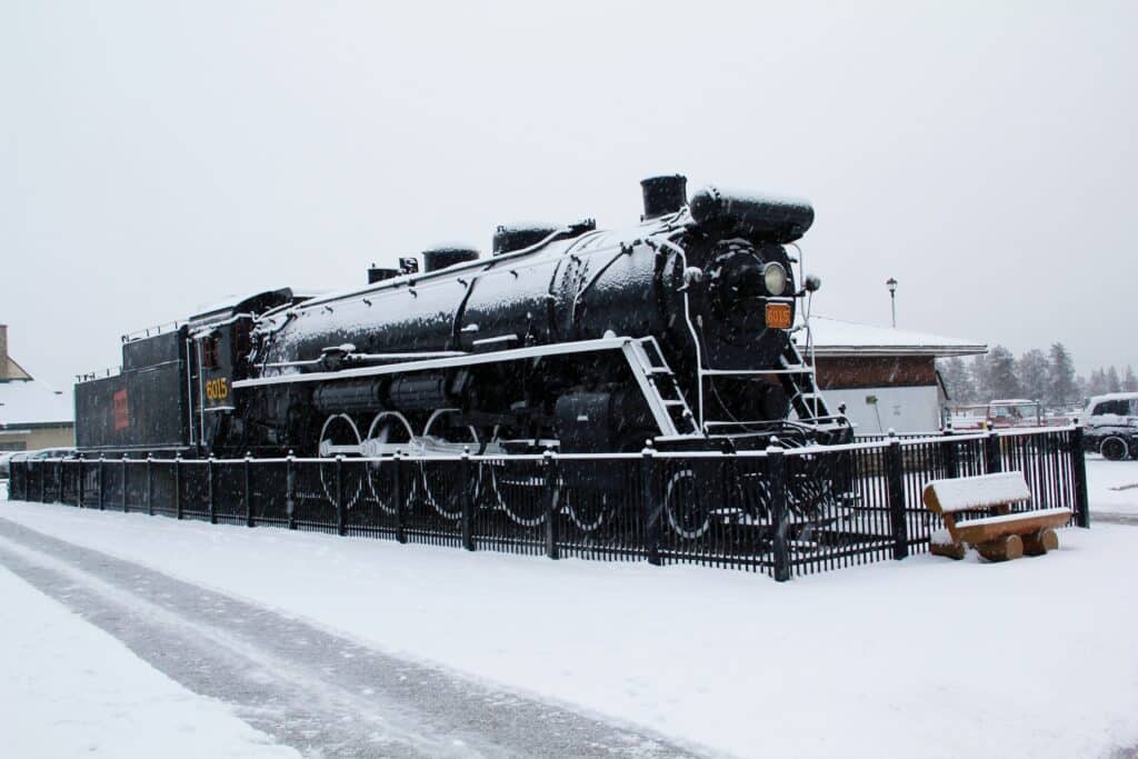 Jasper Station winter